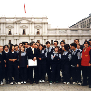 Visita a La Moneda